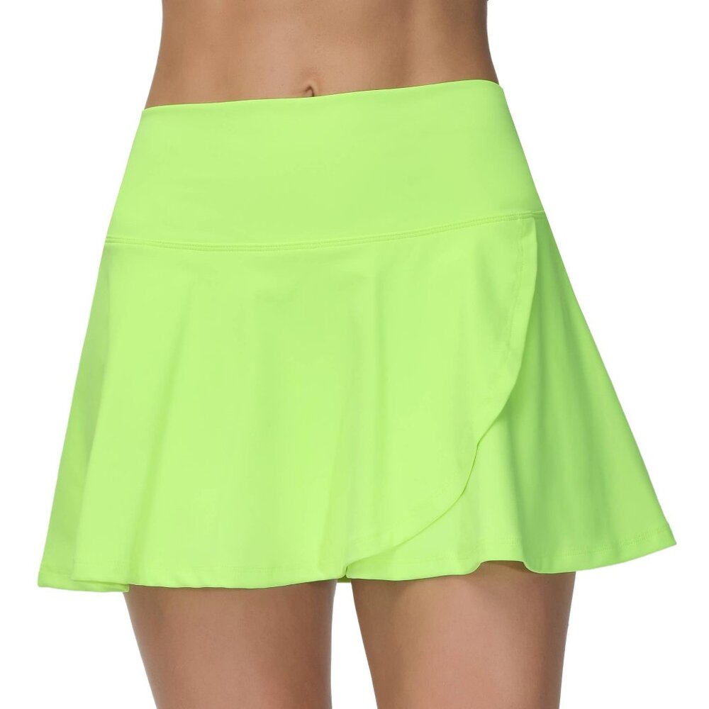 Millie Rose Neon Yellow Sports Skirt